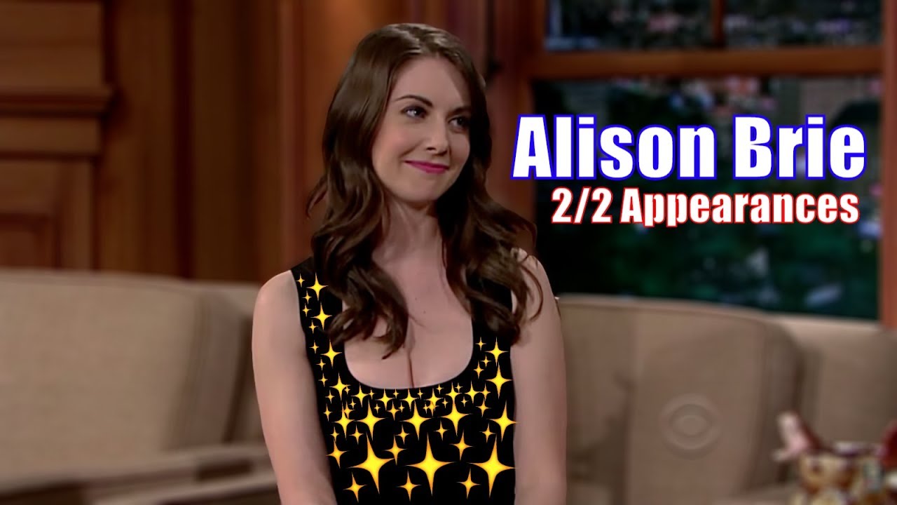 Alison Brie - Is Giving Craig Ferguson A Hard Time