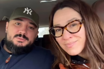 Наталка Карпа проводжає чоловіка Євгена Тєрєхова на фронт