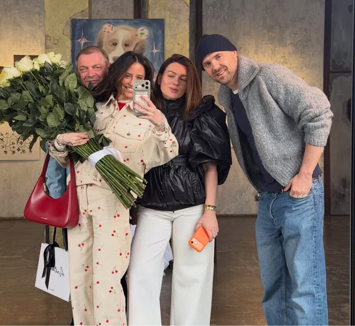 Олег Гороховський з дружиною на святі Дорофєєвої
