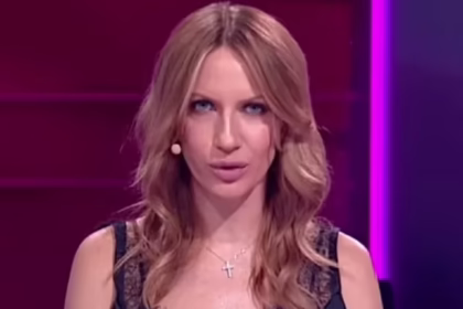 Телеведуча Леся Нікітюк, про яку емоційно висловився Слава Дьомін