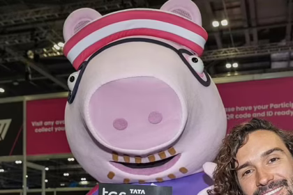 Harry Styles у костюмі Daddy Pig Лондонський марафон