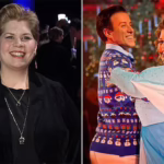 Комедіантка Кеті Бренд під час виступу на шоу Strictly Come Dancing