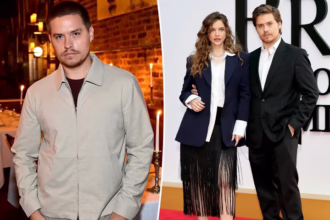 Ділан Спроус та Барбара Палвін на прем'єрі після нападу