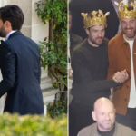 Комік Джек Вайтголл на своєму зірковому весіллі з Роксі Горнер