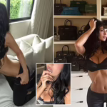 Кайлі Дженнер у чорній білизні демонструє фігуру