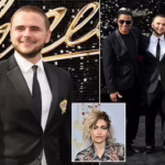 Прінс Джексон з дядьками Джекі та Джермейном на прем'єрі Michael