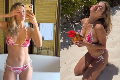 Ешлі Робертс у рожевому бікіні відпочиває на Мальдівах