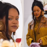 Ріанна у величезних сережках з хутра норки Thierry Mugler