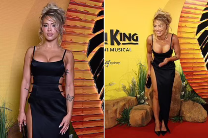 Теммі Гемброу у відвертій чорній сукні Tammy Hembrow