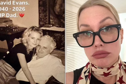 Еліс Еванс з батьком професором Девідом Евансом