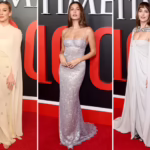 Гейлі Бібер на червоній доріжці заходу Time 100 Gala 2026 у Нью-Йорку