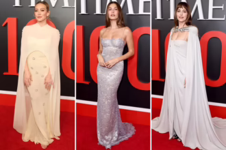 Гейлі Бібер на червоній доріжці заходу Time 100 Gala 2026 у Нью-Йорку