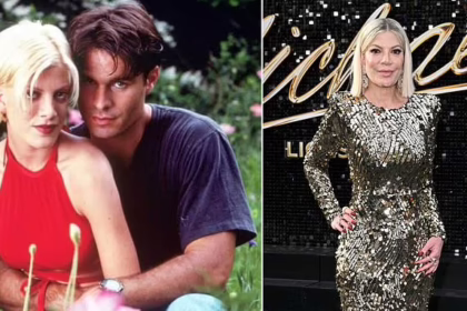 Торі Спеллінг та Патрік Малдун у дев'яностих роках