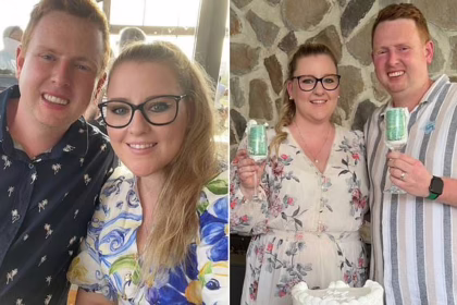 Джонатан Френ та його дружина Даніель святкують народження сина