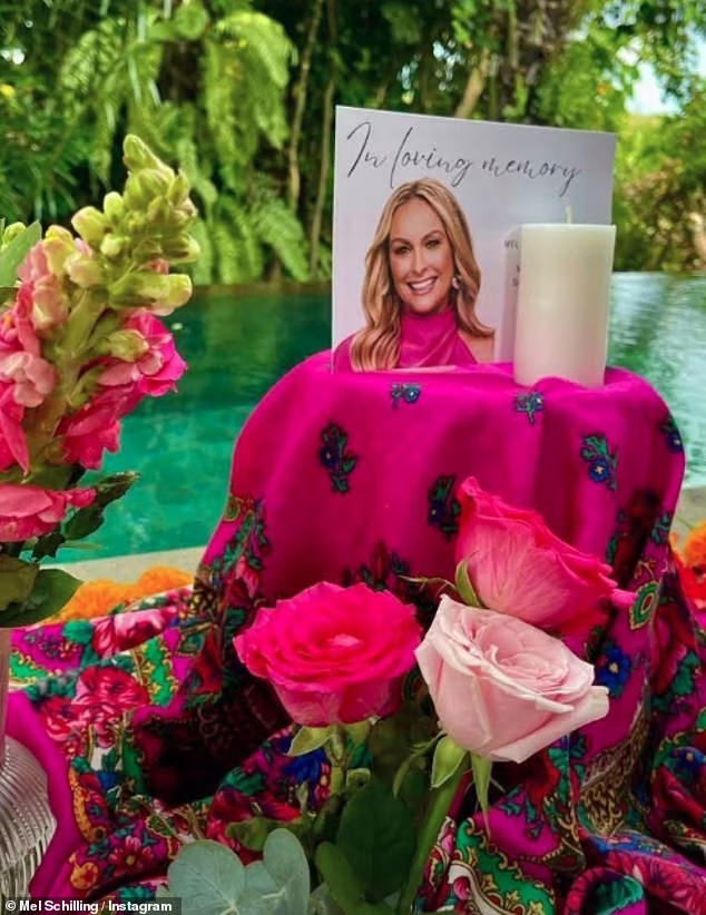 Гарет Брісбейн з донькою Мадді після похорону Мел Шіллінг