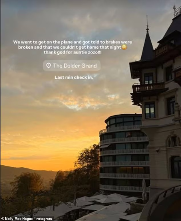 Моллі-Мей Гейг та Томмі Ф'юрі у Швейцарії