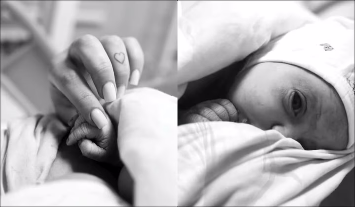 Інна Бєлєнь вперше показала новонароджену доньку