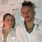 Шеф-кухар Євген Клопотенко та його наречена Катерина Воскресенська на романтичному фото