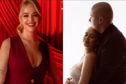 Вагітна Інна Бєлєнь та Олександр Терен перед пологами