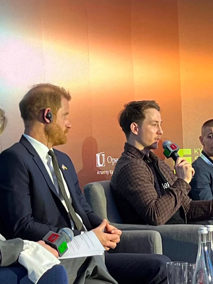 Зустріч Олександра Терена з принцом Гаррі для обговорення підтримки ветеранів