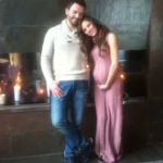 Вагітна Христина Решетнік разом із чоловіком Григорієм Решетніком