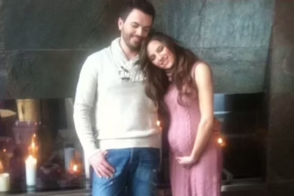 Вагітна Христина Решетнік разом із чоловіком Григорієм Решетніком