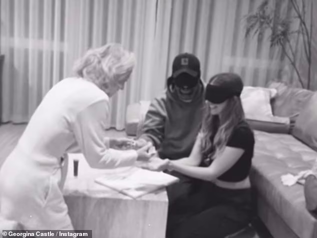 Georgina Castle з батьком Andrew Castle