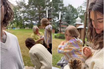 Даша Кацуріна з дітьми та Володимиром Дантесом проводять ідеальні вихідні разом