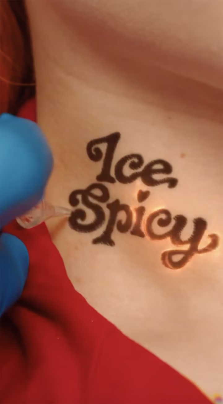 Ice Spice за лаштунками зйомок для Wendy’s
