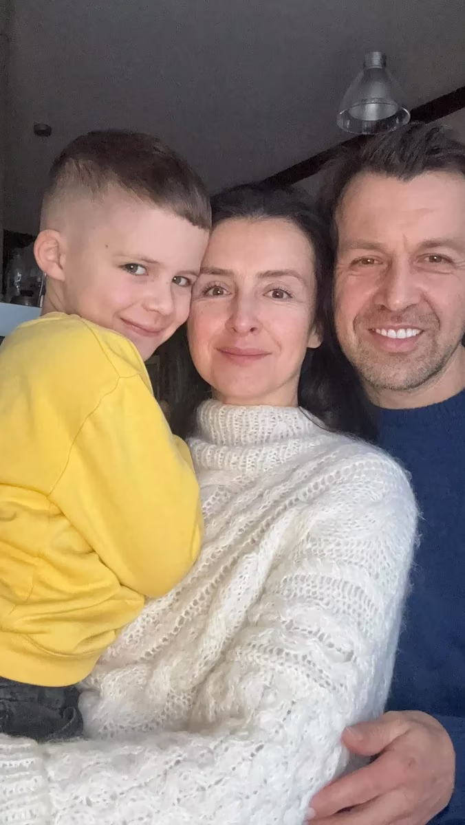 Валентина Хамайко з молодшим сином Андрійком